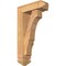 Ekena Millwork Balboa Arts and Crafts Smooth Bracket w/ Offset Brace, Western Red Cedar, 5 1/2"W x 16"D x 28"H BKT0604X16X28BOA03SWR - alternate 1